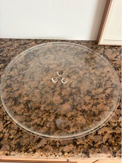 14 inch microwave glass plate with ring