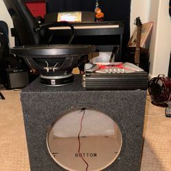 Subwoofer/Box And Amp
