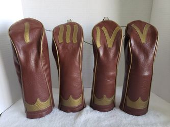 Golf Club Covers From The 1950's.