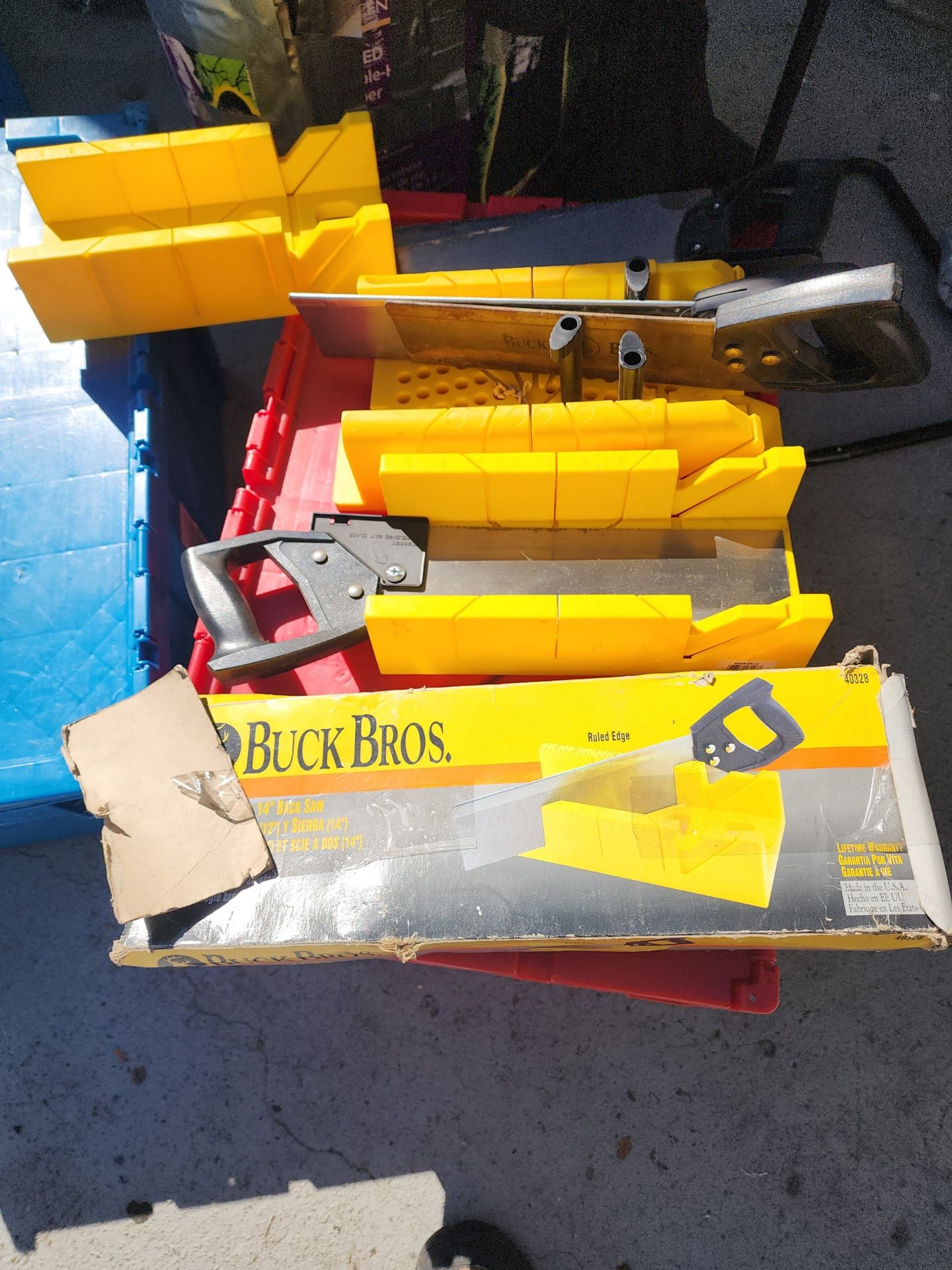 Miter Box and Saws