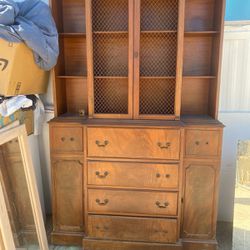Brown Wood Dresser