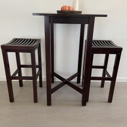 Pub Table and Two Stools