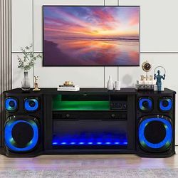 BLACK CHIMNEY WITH LED