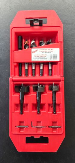 Self feed planetary bits Milwaukee $85