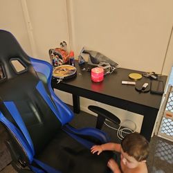 Gaming Chair And Computer Desk 