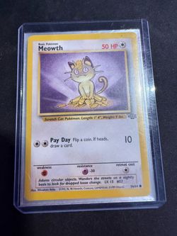 Jungle base set meowth