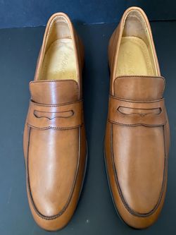 Saks Fifth Avenue Tan Leather Loafer - Made in Italy