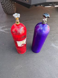 Helium tanks