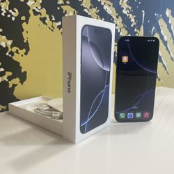 (T-mobile/Sprint ONLY) iPhone 16 Pro Max 256 GB- Black Titanium