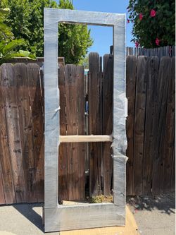 Aluminum storefront doors