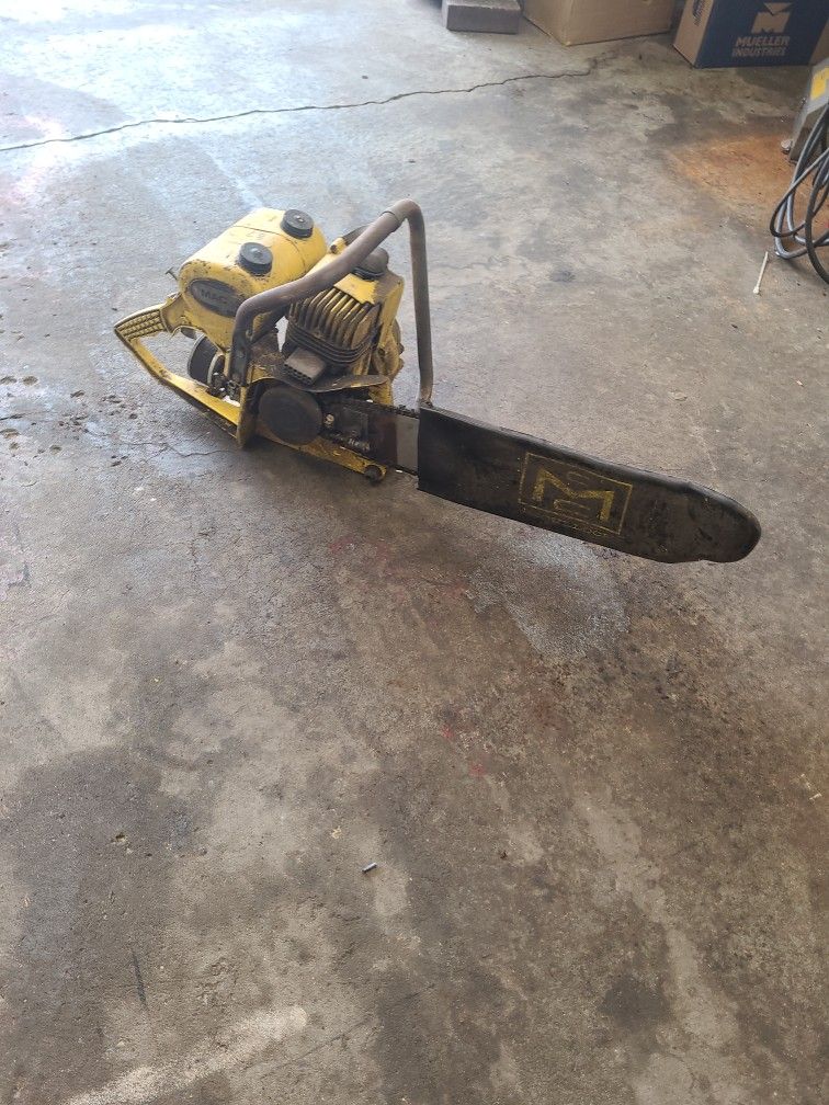 Mac 15 Chainsaw. Municipality Used