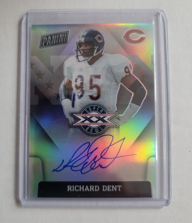 2022 Panini Phoenix Richard Dent Super Bowl XX Prizm On Card Auto Autograph HOF