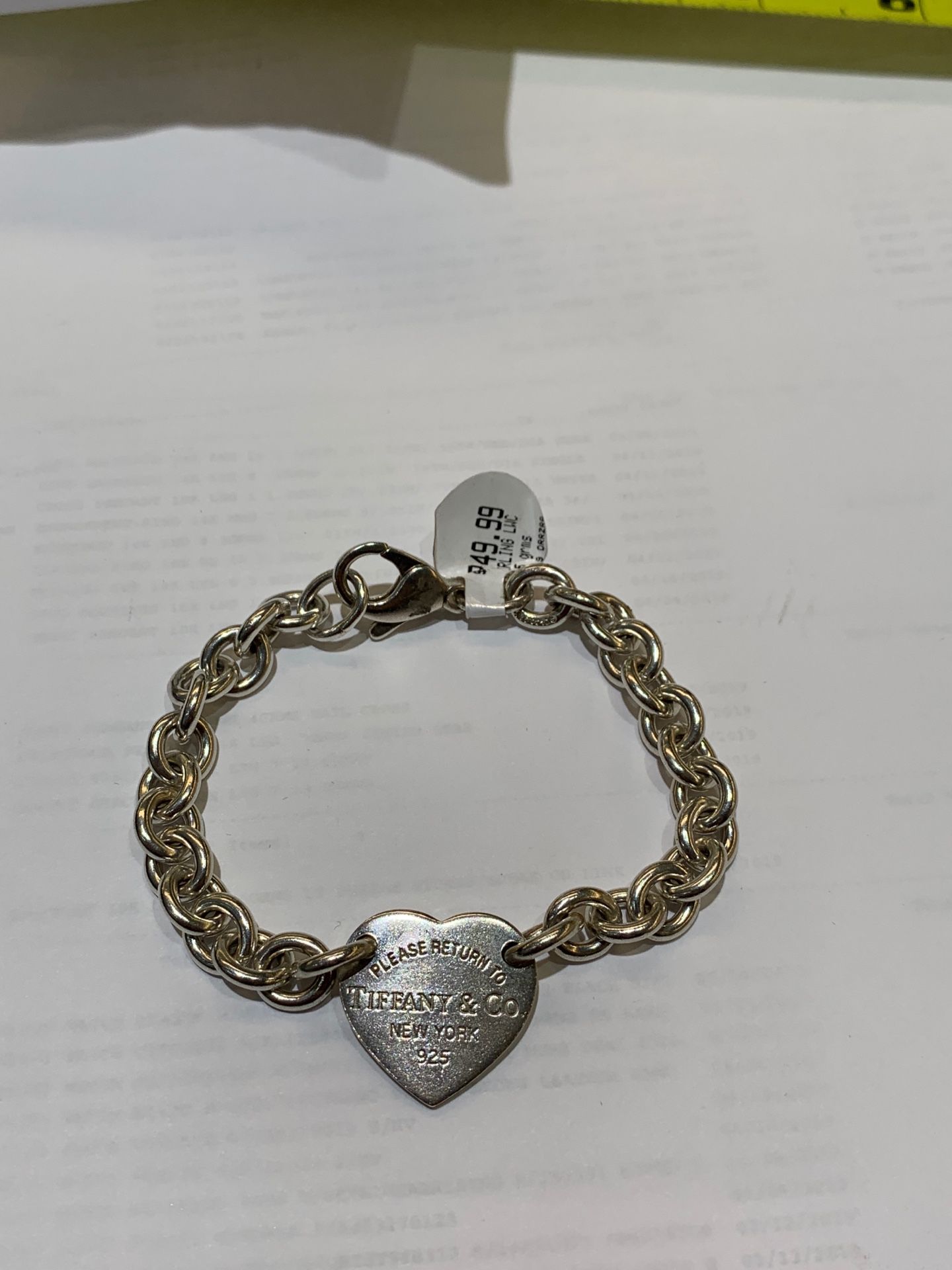 Tiffany & Co Heart Silver Bracelet