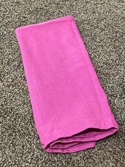 Hot Pink Fabric Cloth napkins