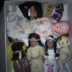 Bundle Of Antique Dolls 