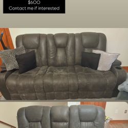 Recliner Couch Set For sale . $300 OBO ! Need Gone ASAP