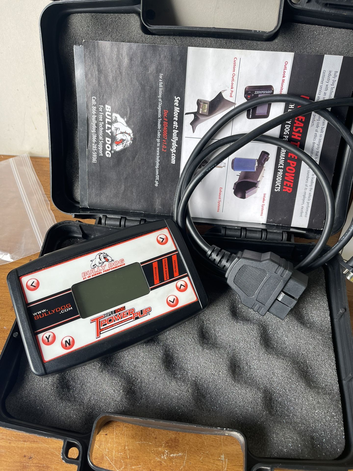 Bully Dog 40500 Power Pup Triple Tuner Diesel Downloader Ford GM Dodge Trucks