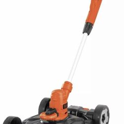 BLACK+DECKER 3-in-1 String Trimmer/Edger & Lawn Mower, 6.5-Amp, 12-Inch -MTE912
