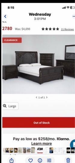 ⭐️ Queen bedroom set $2000
