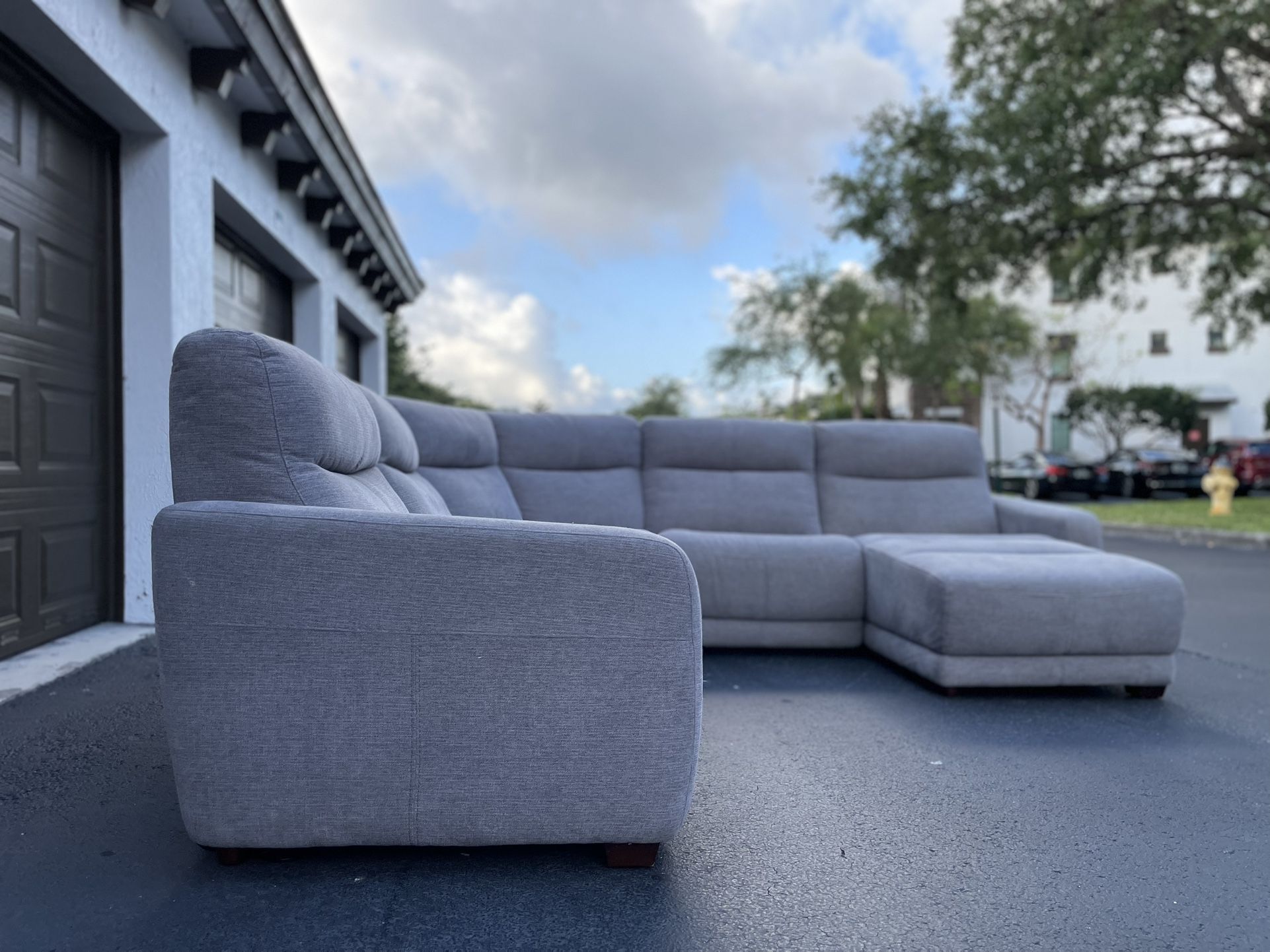 🛋️ Sofa/Couch Sectional - Recliner - Fabric - Gray - Delivery Available 🚛