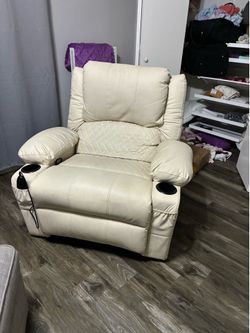 Plush rocker/recliner