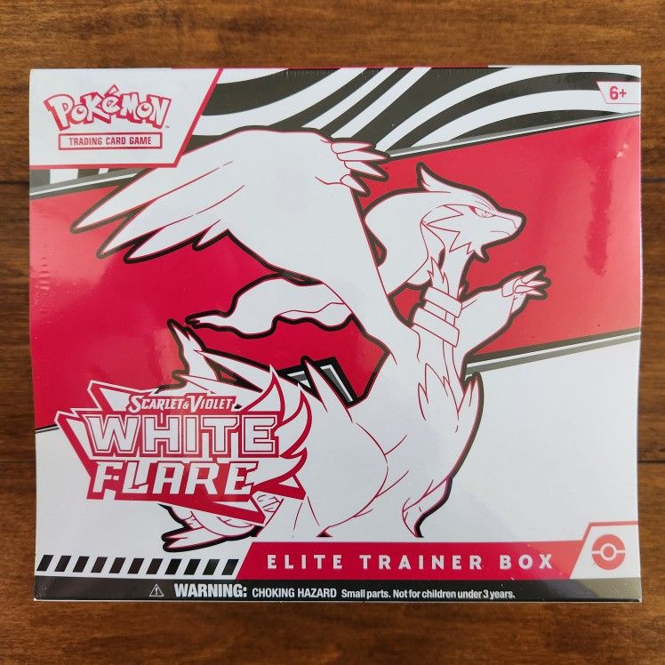 Pokemon White Flare ETB Elite Trainer Box - SV: White Flare (WHT)