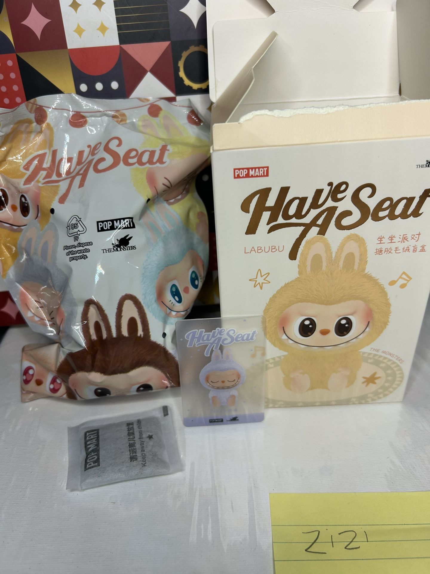 Pop Mart Labubu “Have A Seat” Series Zizi Vinyl Plush Doll