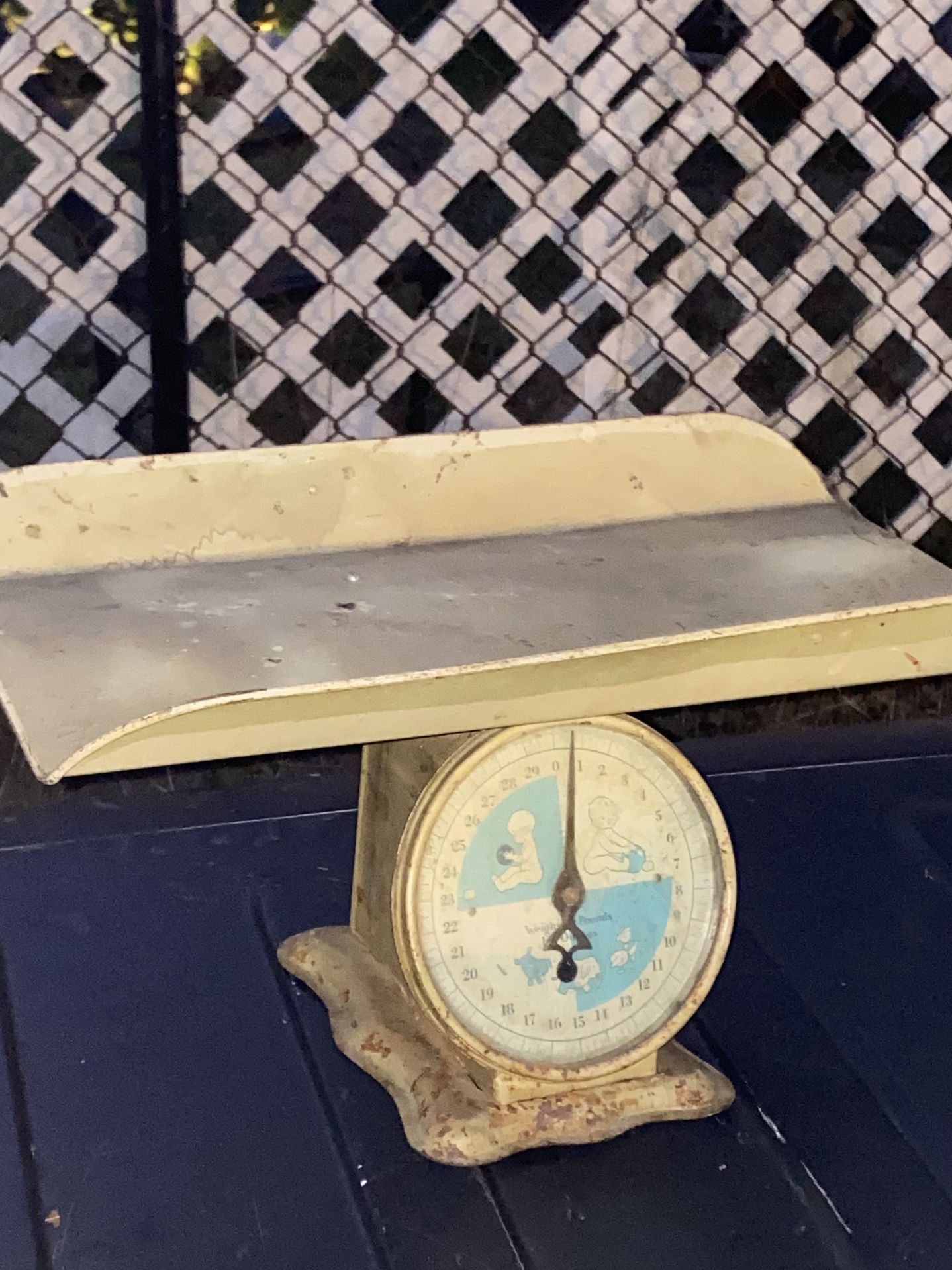 Vintage Baby Scale