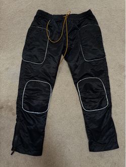 Rhude moto satin pants
