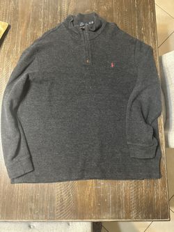 POLO RALPH LAUREN SWEATER COLOR DARK GRAY SIZE XXL