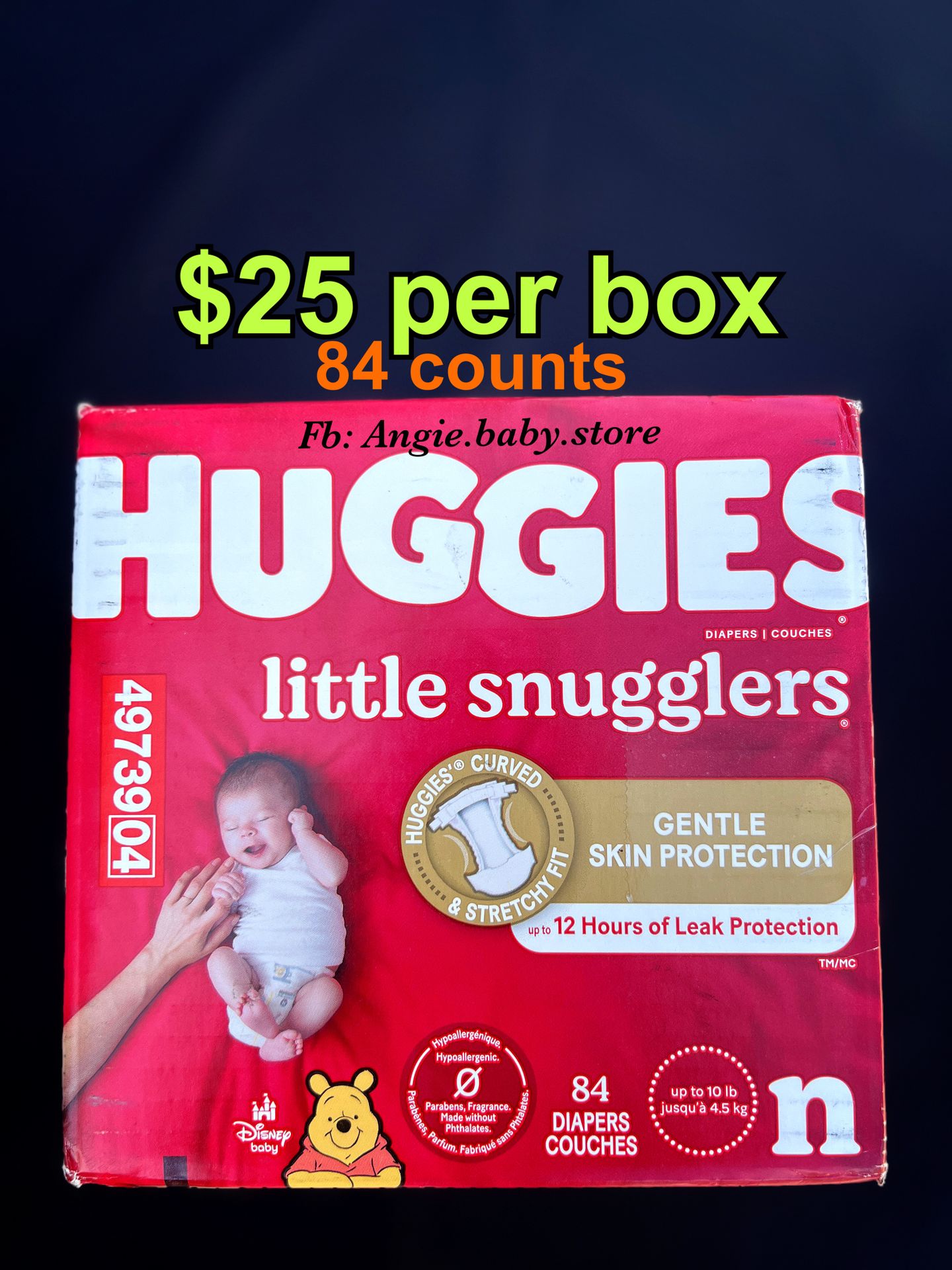 Huggies little snugglers newborn