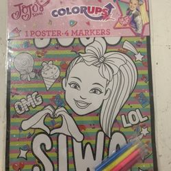 Jo Jo Siwa Poster & Markers Plus Stickers