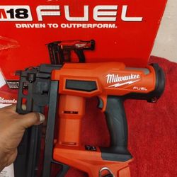 M12 Milwaukee Fuel 16 Ga Finish Nailer TOOL ONLY $235 Fijo 