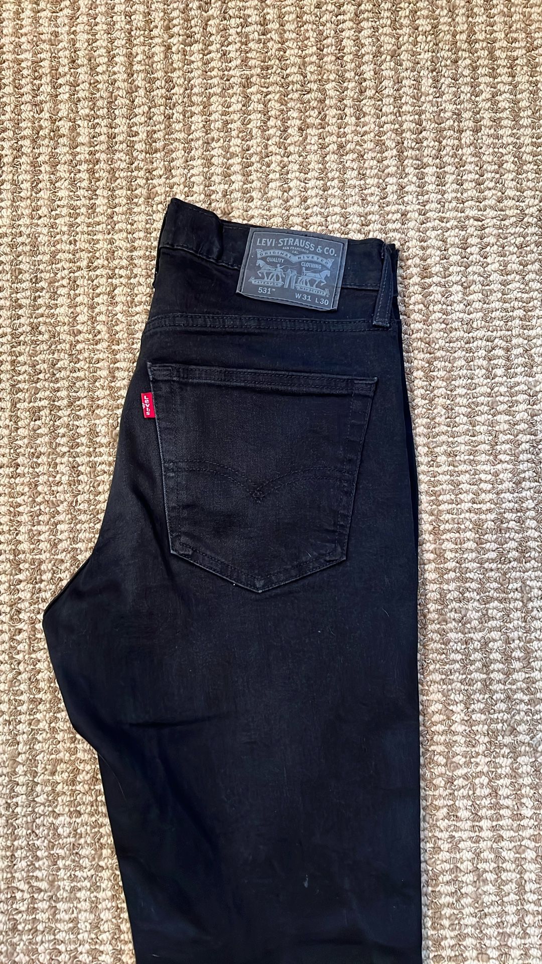 531 Black Levi’s W31xL30