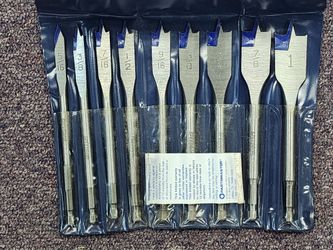 PARTSMASTER Speedbor 9 Pcs Spade/Paddle Bit Set