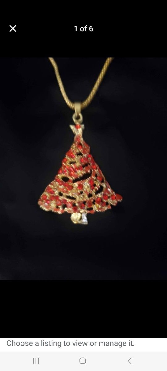 Christmas Tree Necklace