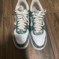 Custom Nike Air Force 1 – Men’s 9.5 – Lil Keed Inspired