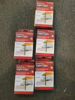 20 Suction Cup Christmas String Lights Window Glass Mounts