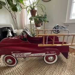Vintage Pedal Firetruck 