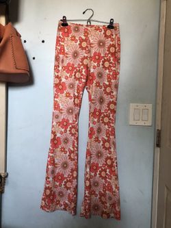 Flower Flared Leggings 