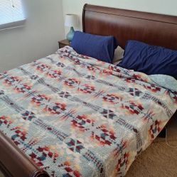 King Size Bed Frame That Needs Some TLC
