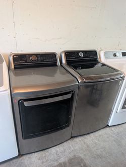 Washer dryer lg top load stainless steel