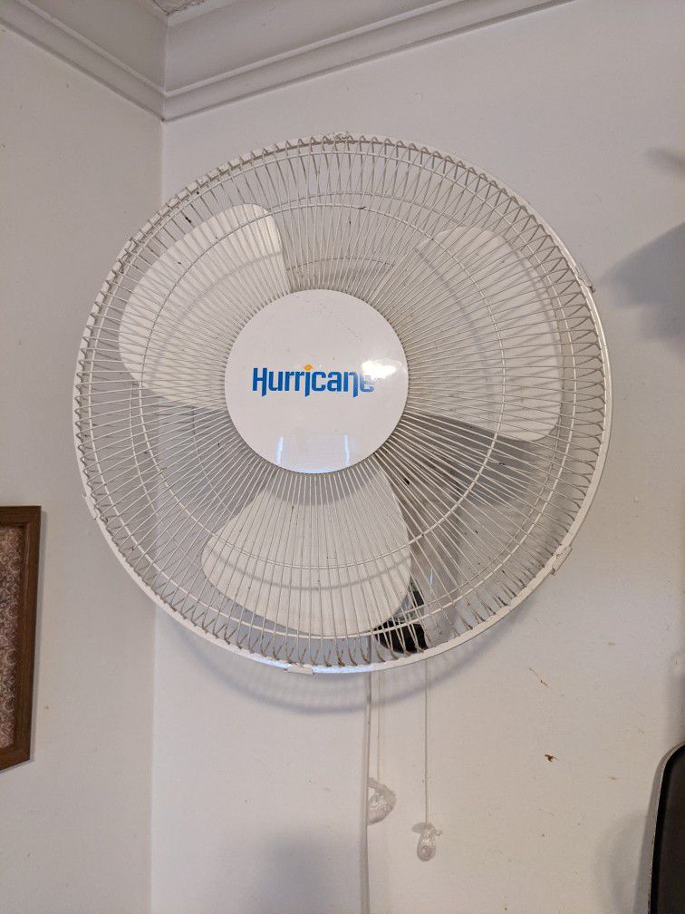 Wall-mounted, Oscillating Fan