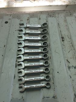 10 pc snapon stubby combo wrench set asking 225.00