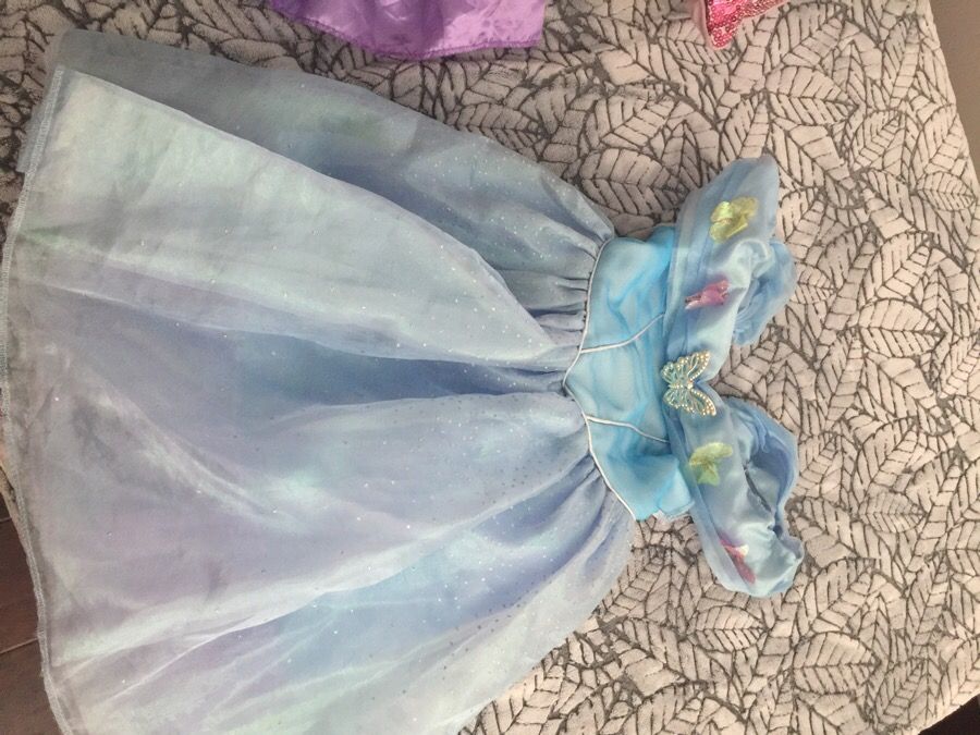 Cinderella costume size 4-6 kids