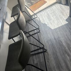 Grey Bar Stools 