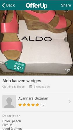 Aldo wedges