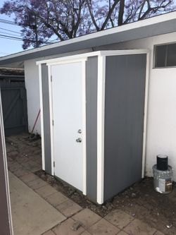 4x6x7 lean 2 storage shed