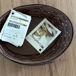 Longaberger - Basket - New (Open) - Small Crescent Basket