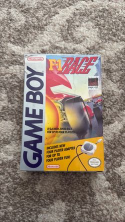 F1 race with 4 player adapter for nintendo gameboy